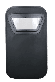 The United Shield International MXV Shield is a level IIIA rated ballistic shield with 24x48 of coverage and a viewport.